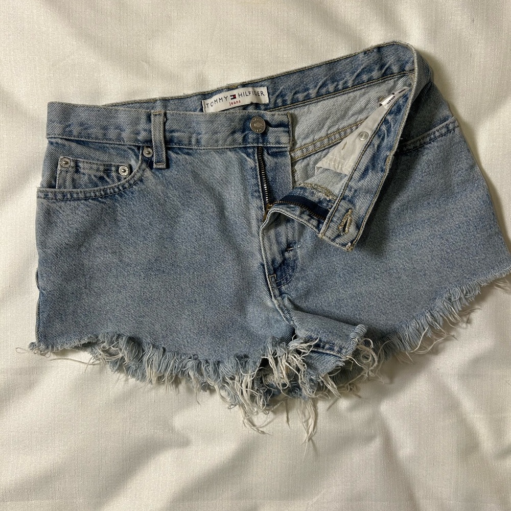 Tommy Hilfiger Y2K Cutoff Denim Shorts
